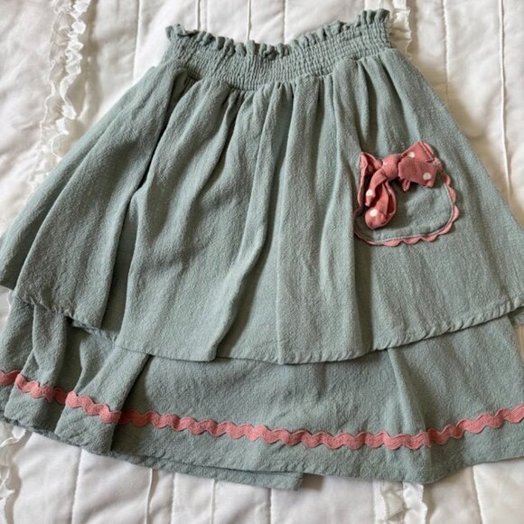 Matilda Jane Clothing Girls Size 10 EUC Around The Globe Skirt - Picture 1 of 3